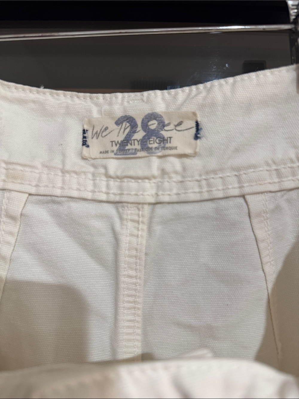 Free People We The Free White Wide Leg Pants Size 28 - Picture 5 of 7